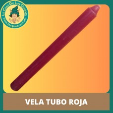 Vela  Tubo Roja
